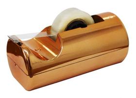 Dispensador de fita adesiva pequeno cobre metalizado waleu
