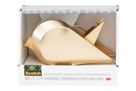 Dispensador de fita Scotch Desktop com 1 rolo Magic Tape Gold Bird