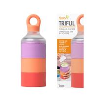 Dispensador de fórmula para bebés Boon Triful aislado de acero inoxidable