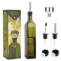 Dispensador de garrafas de azeite de oliva de vidro AOZITA 500mL com despejadores