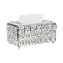 Dispensador De Guardanapos Em Cubo De Cristal Quadrado, Quarto, Escritório, Hotel, Café, Estilo