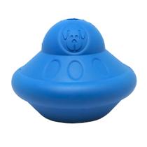 Dispensador de guloseimas para cães e brinquedos para mastigar SodaPup Spotnik Flying Saucer