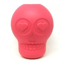 Dispensador de guloseimas para cães e refrigerante de brinquedo para mastigar Pup MuttSkickButt Skull