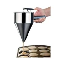 Dispensador De Massa De Polvo Em Aço Inoxidável Com Suporte Para Cupcakes E Panquecas - Ferramenta
