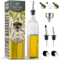 Dispensador de Óleo de Vidro Zulay Kitchen 500ml - com Despejador e Funil