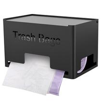 Dispensador de porta-sacos de lixo STWWO Extra Large Metal Black