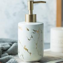 Dispensador de sabão BECHOICEN Gold Ceramics 310mL para cozinha Dispensador de sabão BECHOICEN Gold Ceramics 310mL para cozinha