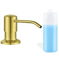 Dispensador de sabão DOILIESE Gold em aço inoxidável escovado Dispensador de sabão DOILIESE Gold em aço inoxidável escovado