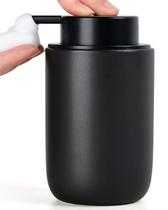 Dispensador de sabão em espuma BosilunLife Black Ceramic Bathroom