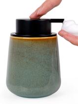 Dispensador de sabão em espuma de cerâmica INGOFIN 350mL - Verde Dispensador de sabão em espuma de cerâmica INGOFIN 350mL - Verde