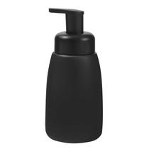 Dispensador de sabão em espuma para mãos UUJOLY Frasco de cerâmica 330mL preto Dispensador de sabão em espuma para mãos UUJOLY Frasco de cerâmica 330mL preto