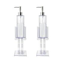 Dispensador De Sabão Em Forma De Quebra-Nozes De Natal, Garrafa Reutilizável Para Sabão Líquido Para