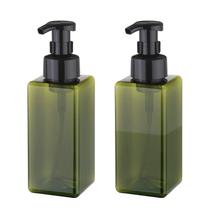 Dispensador de sabão espumante UUJOLY 650 ml recarregável com 2 unidades verdes Dispensador de sabão espumante UUJOLY 650 ml recarregável com 2 unidades verdes