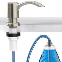 Dispensador de sabão para pia de cozinha embutido SAMODRA Brushed Nickel Dispensador de sabão para pia de cozinha embutido SAMODRA Brushed Nickel