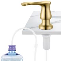 Dispensador de sabão para pia de cozinha GAGALIFE Brushed Gold com kit