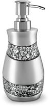 Dispensador de sabonete líquido Creative Scents Silver Mosaic Bathroom
