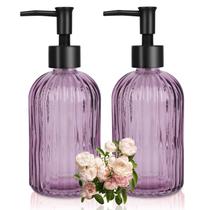 Dispensador de sabonete Uable Glass 400 ml para loção para lavar as mãos