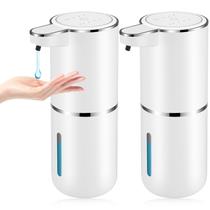 Dispensador de sabonete VZZNN Automatic Touchless 380 mL (pacote com 2) Dispensador de sabonete VZZNN Automatic Touchless 380 mL (pacote com 2)