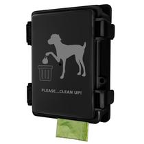 Dispensador de sacos de cocô de cachorro montado na parede à prova d'água ao ar livre Dispensador de sacos de cocô de cachorro montado na parede à prova d'água ao ar livre