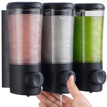 Dispensador de shampoo e condicionador Huotdy Suntys 450mlX3 preto