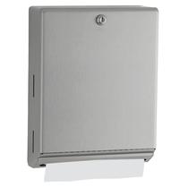 Dispensador de toalhas de papel Bobrick B-262 em aço inoxidável