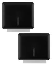 Dispensador de Toalhas de Papel Multidobrável EnBath Black - Pacote com 2 - Montagem na Parede Dispensador de Toalhas de Papel Multidobrável EnBath Black - Pacote com 2 - Montagem na Parede