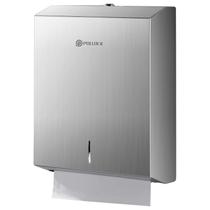 Dispensador de toalhas de papel para montagem na parede em aço inoxidável