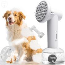 Dispensador elétrico de shampoo espumante para cães com escova Lubeau