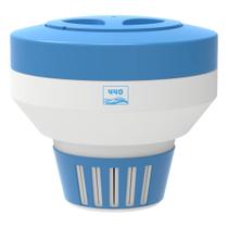 Dispensador flutuante de cloro 440 para piscina com abas de 5 x 3 polegadas