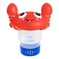 Dispensador flutuante de cloro para piscina 440 Cartoon Crab 240 ml