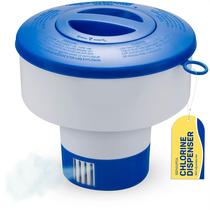 Dispensador flutuante de cloro SEWANTA para piscinas 3 comprimidos Dispensador flutuante de cloro SEWANTA para piscinas 3 comprimidos