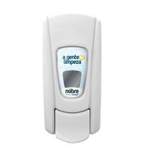 Dispensador Parede Saboneteira Dispenser Porta Sabonete Líquido Álcool em Gel Branco Nobre City 800 ml