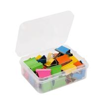 Dispensador Portátil De Clipes De Papel Com Refil, Mini Grampeador De Empurrar