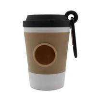 Dispensador Portátil De Sacos Para Cocô De Cachorro Design Criativo De Copo De Café Caixa De Dispensador Portátil De Sacos Para Cocô De Cachorro Design Criativo De Copo De Café Caixa De