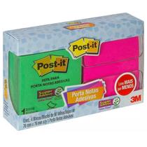 Dispensador POST-IT + 4 Blocos 76MM X 76MM 3M