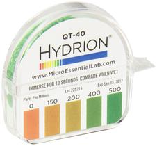 Dispensador Quat MicroEssential QT-40 0-500 PPM Caixa de 10 rolos Dispensador Quat MicroEssential QT-40 0-500 PPM Caixa de 10 rolos