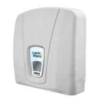 Dispensador Suporte Parede Toalheiro Interfolhas Porta Dispenser Papel Toalha Interfolhado Nobre City Branco