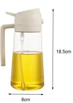 Dispenser 2 em 1 Spray e Fluxo para Óleos, Azeites e Vinagres - 470ml
