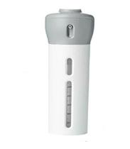 Dispenser 4 em 1 Pote Viagem Mala Shampoo Liquido Sabonete Cor:Cinza - Shopmix