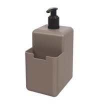 Dispenser 500Ml Warm Gray Single Coza 8X10,5X18,2 Cm Coza