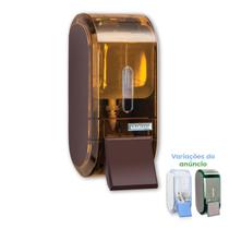 Dispenser alcool gel urban colors glass marrom premisse