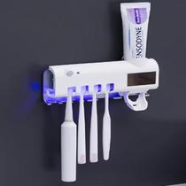Dispenser Aplicador Creme Dental Suporte 5 Escovas Banheiro