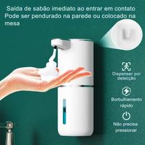 Dispenser Automático De Sabão Touch 380ml Recarregável