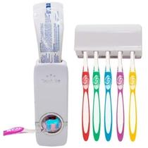 Dispenser Automático Pasta De Dente E Suporte De Escovas Dispenser Automático Pasta De Dente E Suporte De Escovas