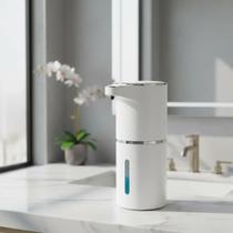 Dispenser Automático Sabão Espuma Sensor Recarregável Usb Branco