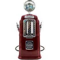 Dispenser Bebidas Duplo Bomba de Gasolina Retrô Vintage Vermelho GT451-R - Lorben