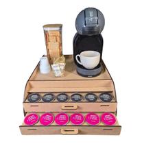 Dispenser Boxfan Master para Cápsulas Dolce Gusto MDF Comporta 60 Cápsulas Catinho Do Café Premium Box Fan Dispenser Boxfan Master para Cápsulas Dolce Gusto MDF Comporta 60 Cápsulas Catinho Do Café Premium Box Fan