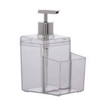 Dispenser Com Porta Esponja E Detergente Sabonete Pia 570ml