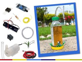 Dispenser de Álcool em Gel ou Sabonete Líquido DIY - Kit de Educação Maker Completo