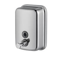 Dispenser de álcool gel-sabonete em Inox 500ml - Construinox Dispenser de álcool gel-sabonete em Inox 500ml - Construinox